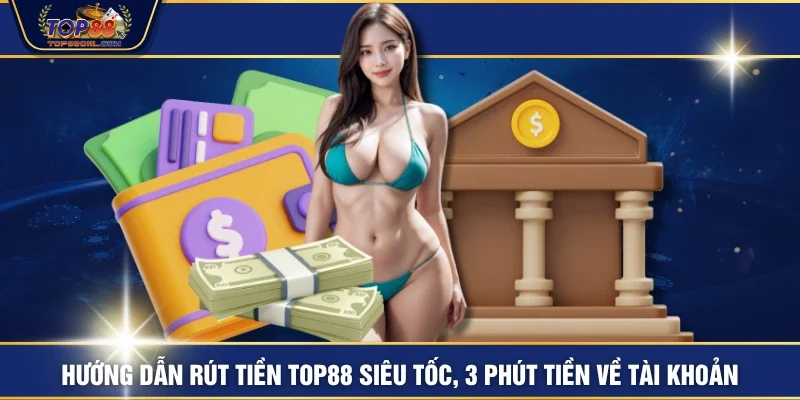 Hướng Dẫn Rút Tiền TOP88 Siêu Tốc, 3 Phút Tiền Về Tài Khoản